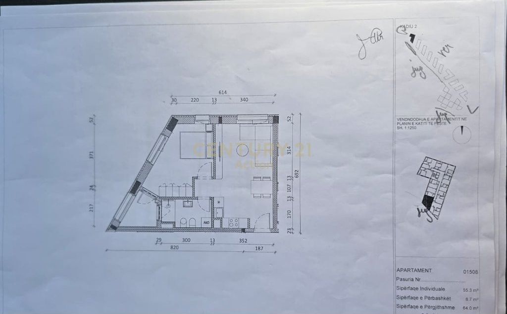 Apartment 1+1 for sale at Kadiu Complex
