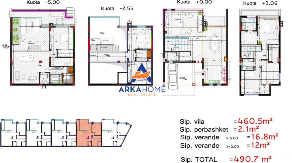 VILLA WITH POOL FOR SALE 3 FLOORS "KODRA E DIELLIT 1" 1,050,000 EURO