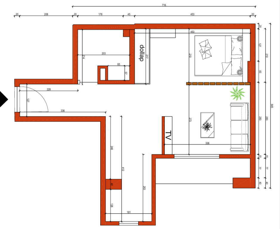 🏡‼️VENDESI GRANDE MONOLOCALE ADATTO A 1+1 IN VENDITA‼️ 145,000 €