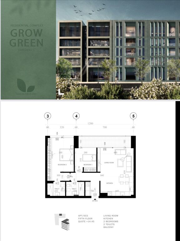 ‼️APARTAMENT 3+1 dhe 2+1 ME CMIM OKAZION NE SHITJE NE REZIDENCEN GROW GREEN SAUK‼️