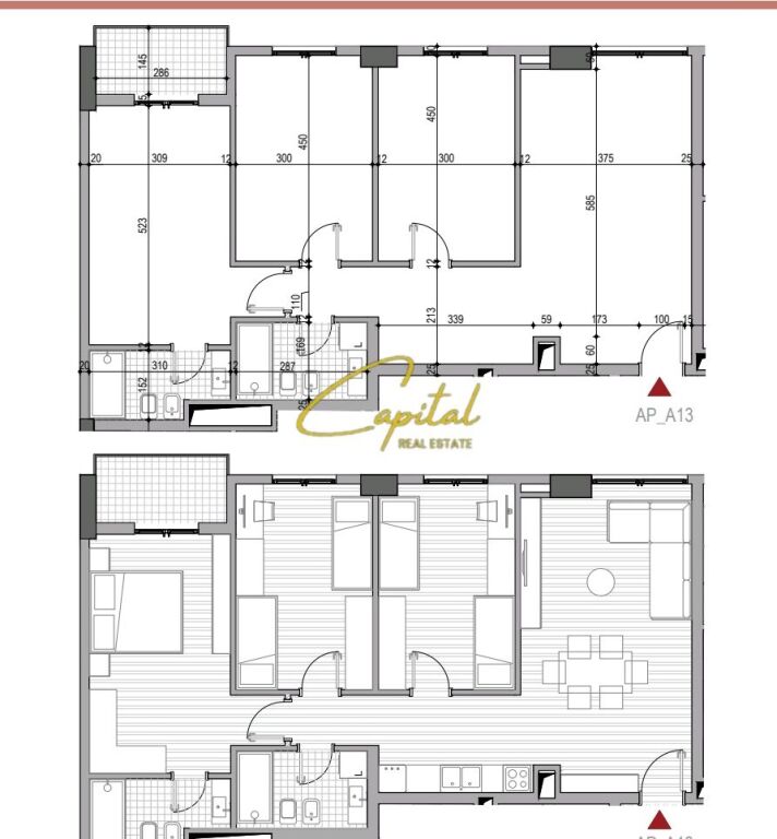SHITET APARTAMENT 3+1 RRUGA 5 MAJI 189.000 EURO