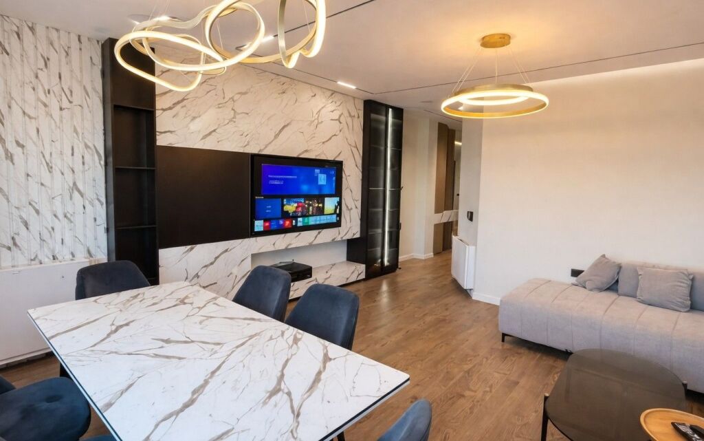 Apartament Luksoz 2+1 me Qira te Liqeni i Tiranës!