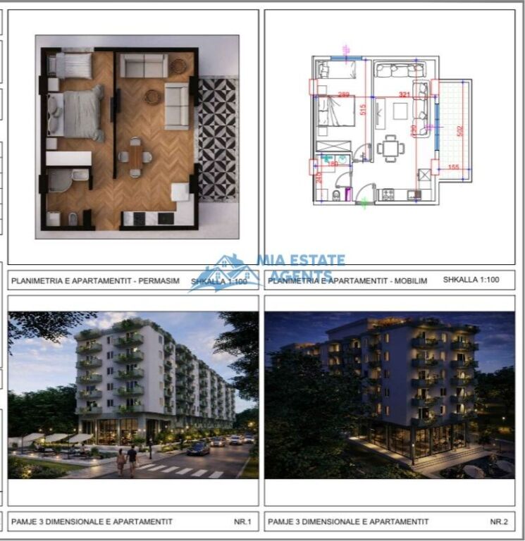 Apartment 1+1 for sale at ERDIAR Residence!!