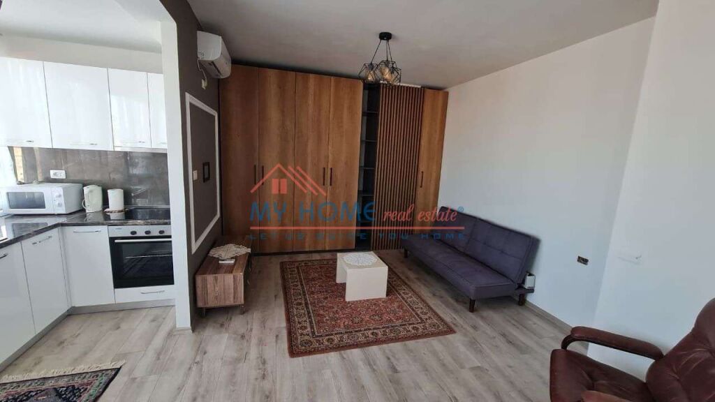 Studio apartment for rent on Kavajes street in Tirana