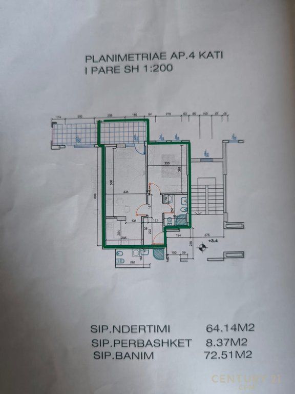 Apartament 1+1 Për Shitje në Fresku