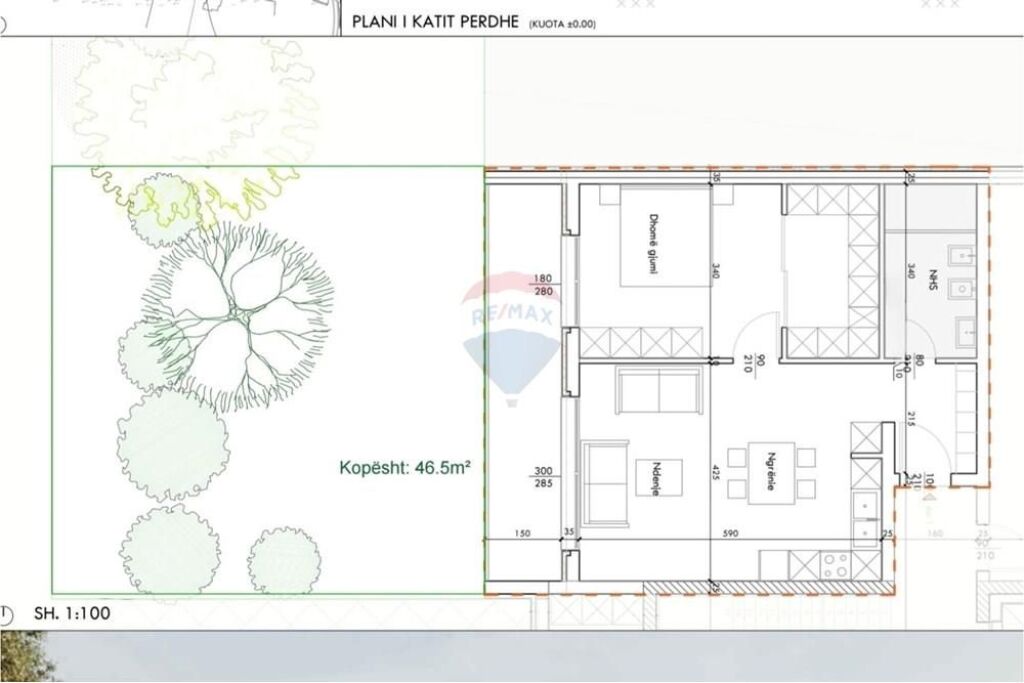 Apartment 1+1 with yard / Farka Lake