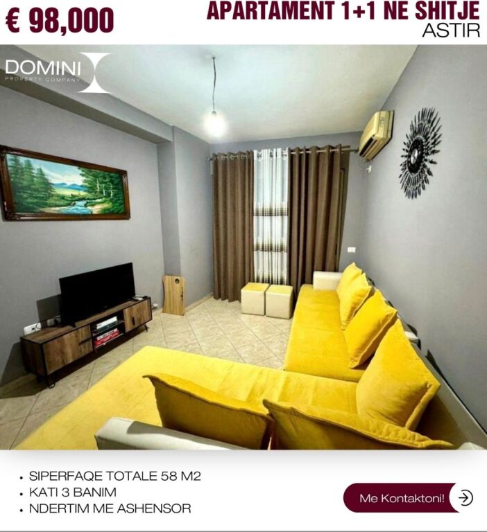 Apartment 1+1 For Sale! 📍Astir near Rotondo bar