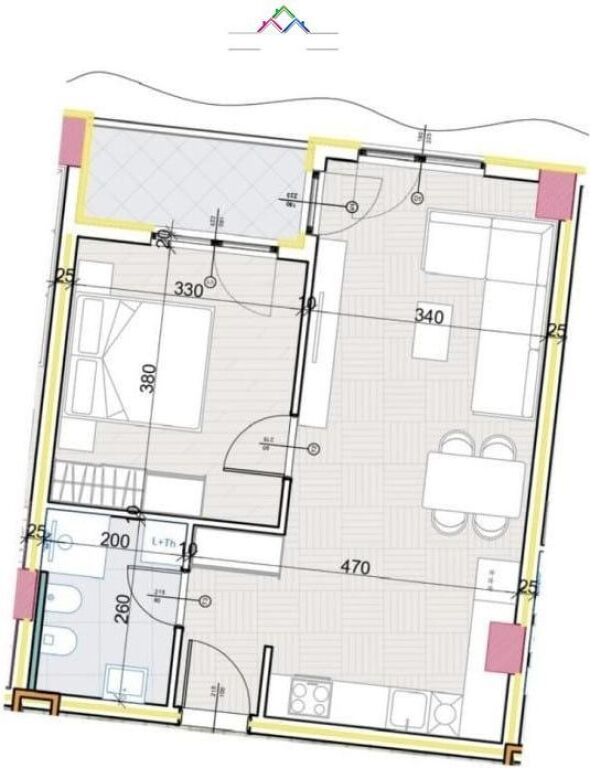 Apartament Ne Shitje 1+1 Ne Paskuqan (ID B110500) Tirane