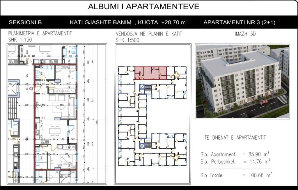 🏡 Appartamento 2+1 – Kamez, Diamond White Power