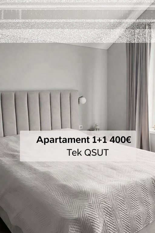Jepet me qera apartament 1+1 tek Shkolla Bashkuar pallat i ri!