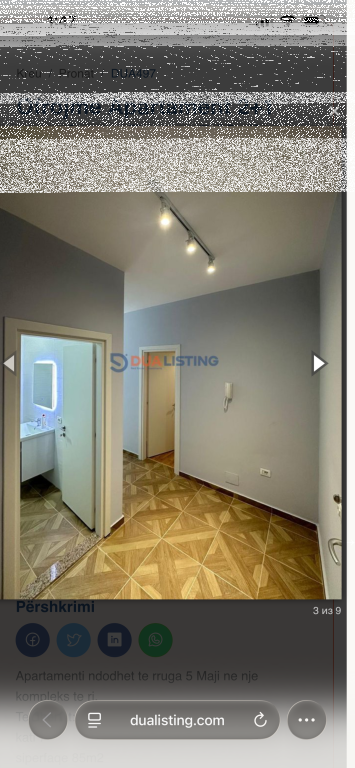 Apartament 2+1, Rruga 5 Maj!