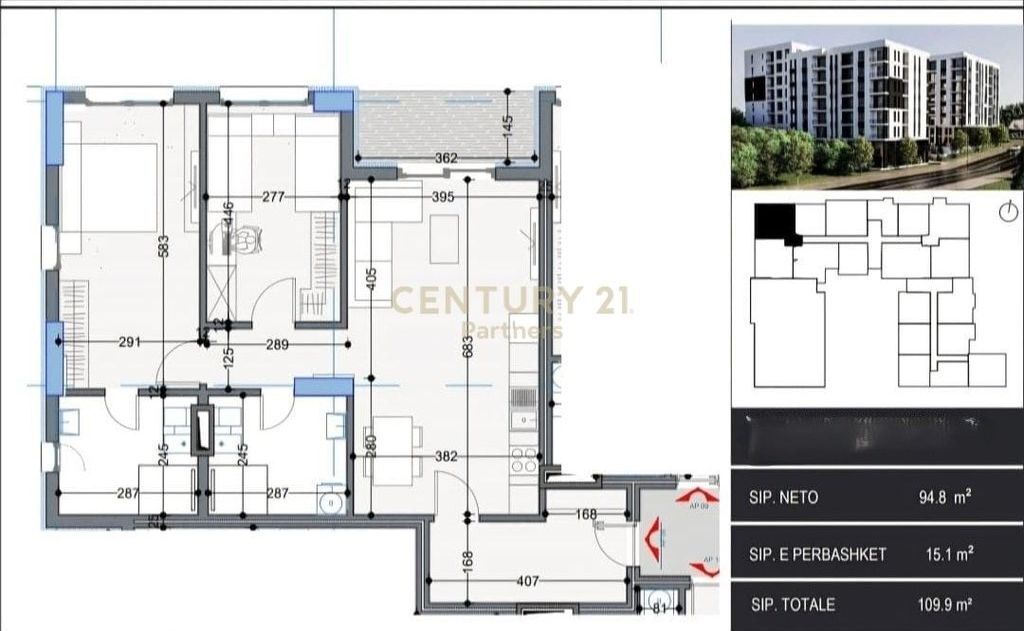 WE SELL APARTMENT 2+1+2 IN PASKUQAN BELFIORE 2 !
