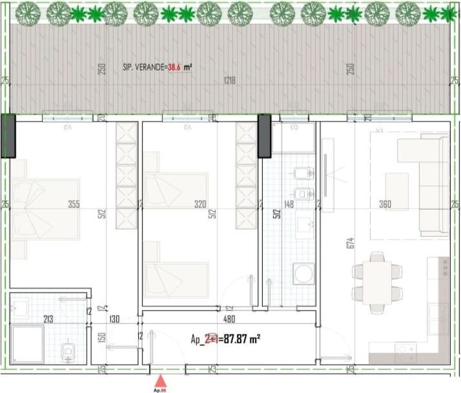 🏡 Appartamento 2+1 in vendita a Paskuqan