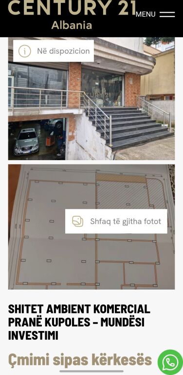 LOCALE COMMERCIALE IN VENDITA VICINO A KUPOLES – OPPORTUNITÀ DI INVESTIMENTO