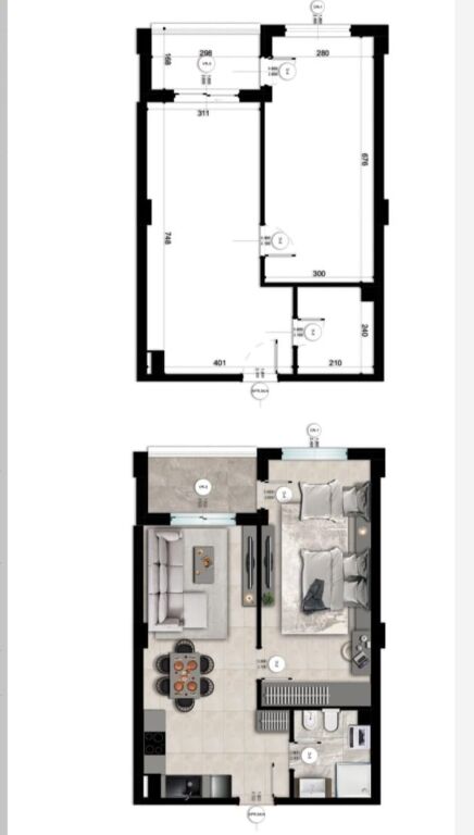 🏡 Vendesi Appartamento 1+1 a Golem, Durazzo