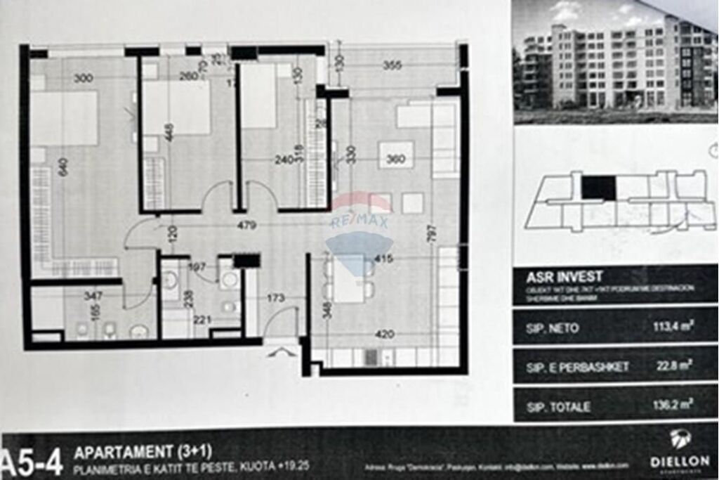 Appartamento 3+1 in vendita a Paskuqan.