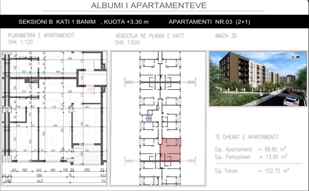 🏢Appartamento Family Residence Paskuqan in vendita