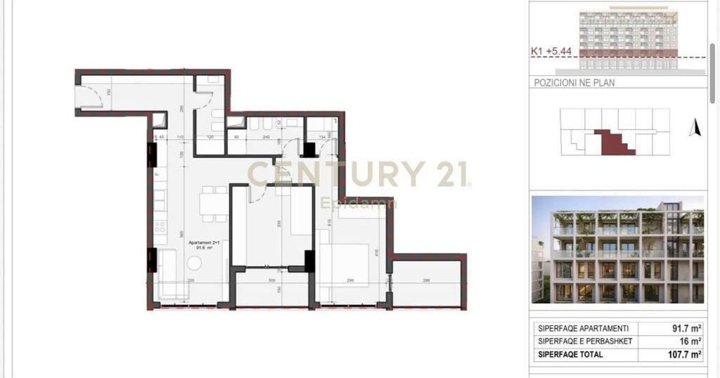 EKSKLUZIVE ! Apartament 2+1+2 për shitje - Rezidenca “Mes Pishave” Mali i Robit !!