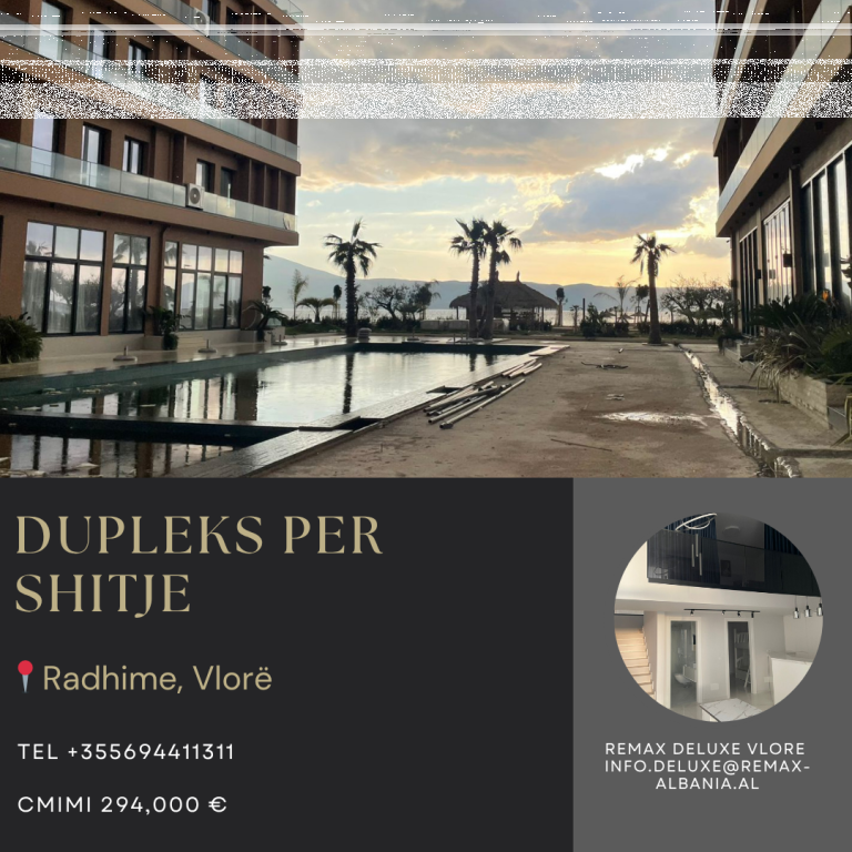 🌊 LUXURY DUPLEX FOR SALE – RADHIMË, JONUFER (VLORË)