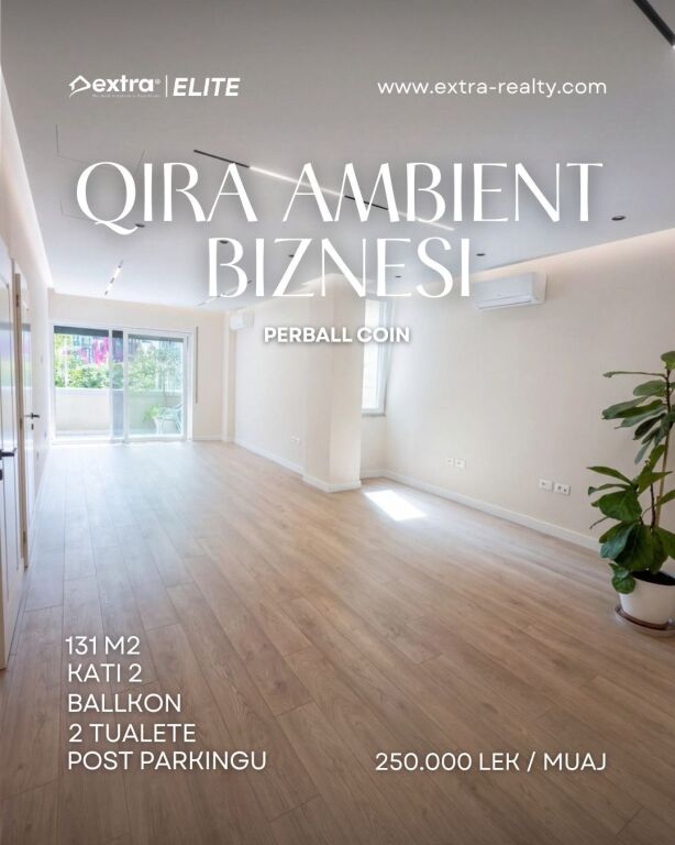 Jepet me Qira Ambient zyrash Përballë Coin / RTSH, Tiranë