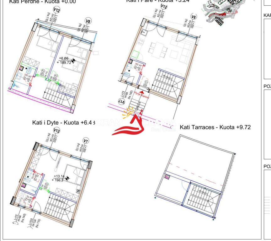 Triplex apartment at Residenca Kodra e Diellit 2 (ID 4131495)