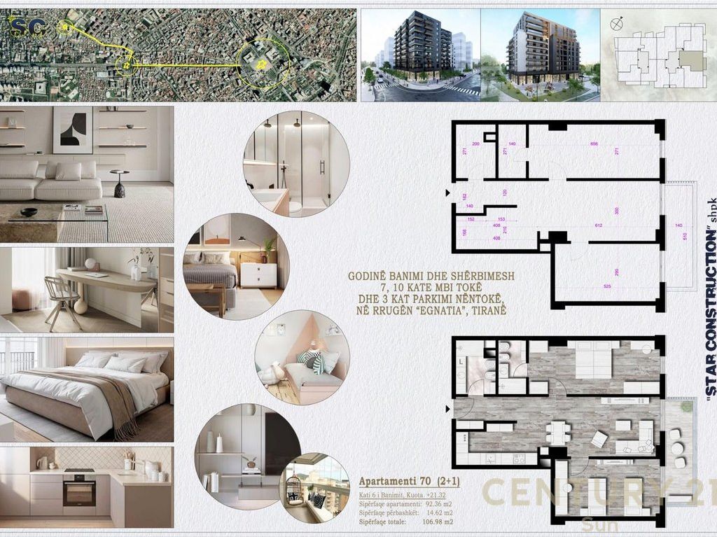 SHESIM APARTAMENT 2+1+2 NE DON BOSKO.