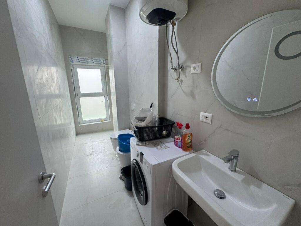 Apartment 1+1 for rent  Address: Ali Demi Kadiu Complex  5th Floor  Furnished Price: 40000 leke