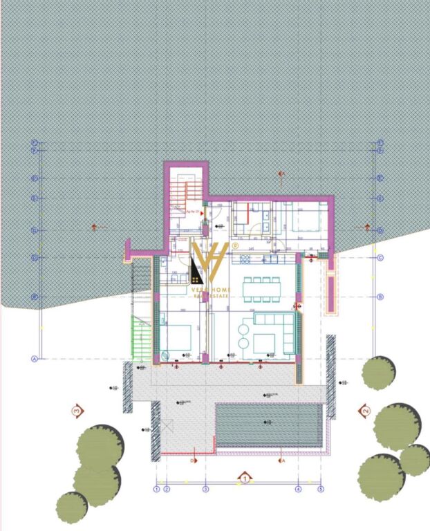 VENDESI APPARTAMENTO 2+1+2 IN GREEN COAST 2, PALASE 714.500 EURO