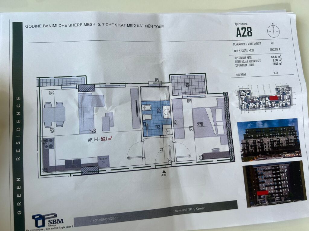 APPARTAMENTO 1+1 IN VENDITA A GREEN RESIDENCE