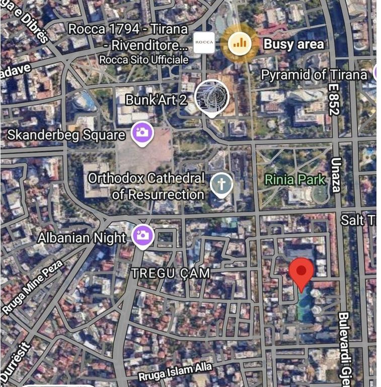 Hotel for Sale in Myslym Shyri, Tirana - 527.5m from SKENDERBEJ SQUARE !  1100000 €
