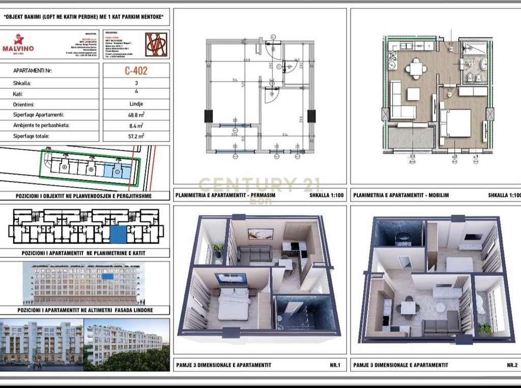 LA MER RESIDENCE A GOLEM APPARTAMENTO 1+1 IN VENDITA !