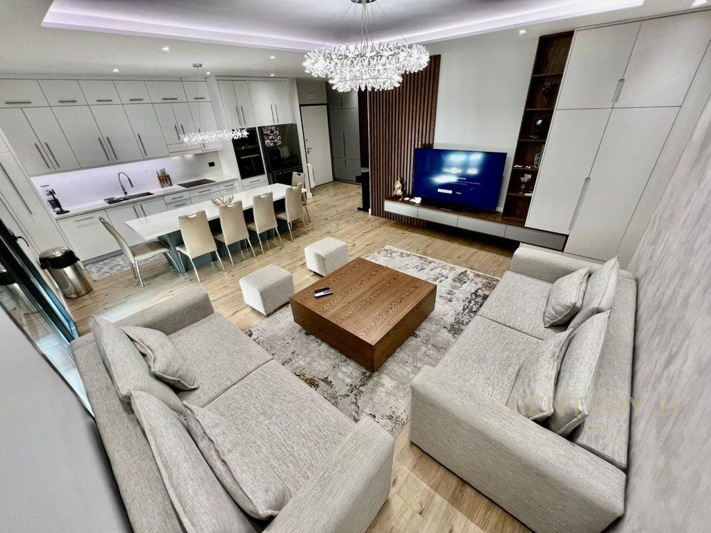 Luxury 3+1+2 apartment for sale in a new residence near Teg