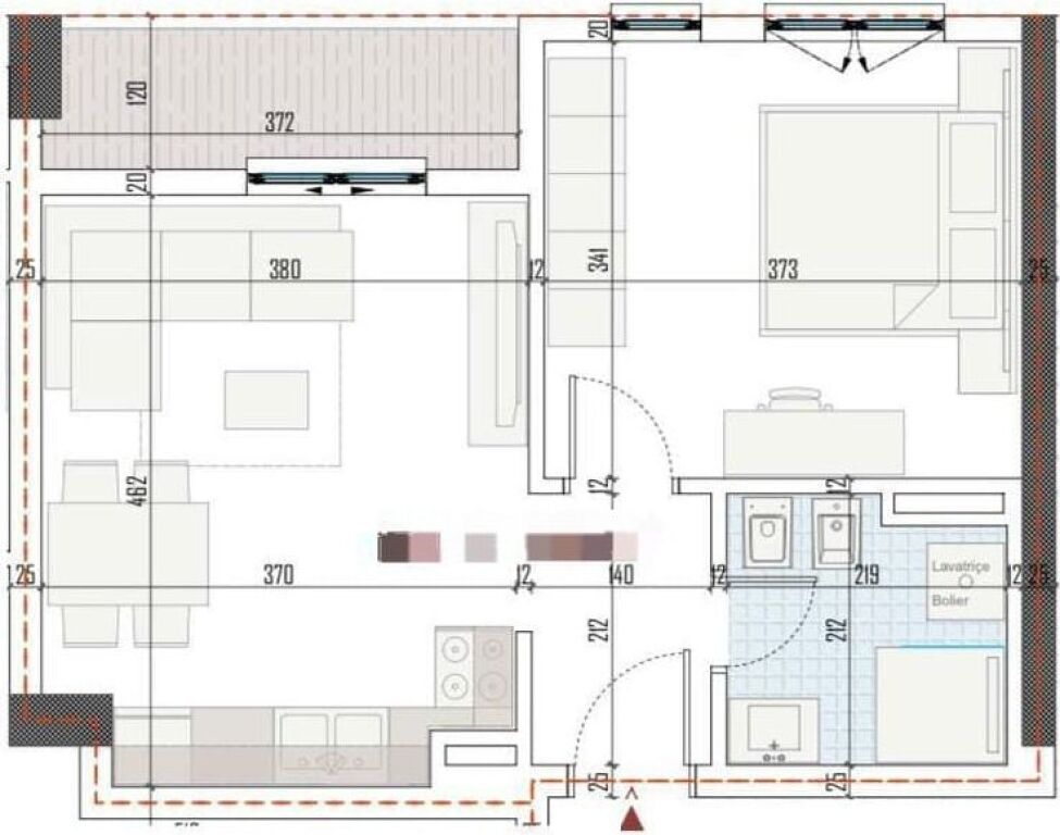 Appartamento In Vendita 1+1 A Paskuqan (ID B110562) Tirana