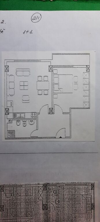 Vendo app 1+1, Via 5 Maji, Tirana. Arredato.