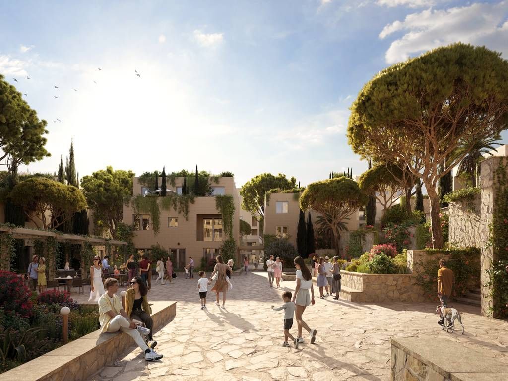 WE SELL 1+1 APARTMENT IN SQUARE VILLAGE, DHERMI!