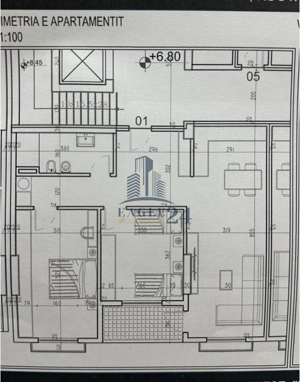 2+1 Apartment for sale in Babrru 250m away from 5 May Street. 131'200€