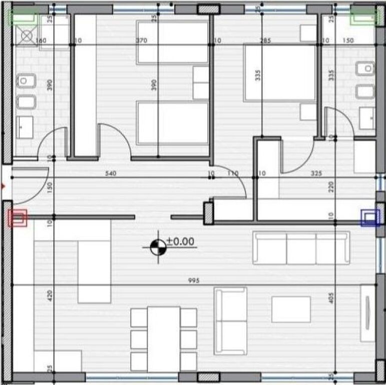 Super Appartamento 2+1+2 in Eden Residence, Sauk – Qualità &amp; Comfort, Pronto per Abitare