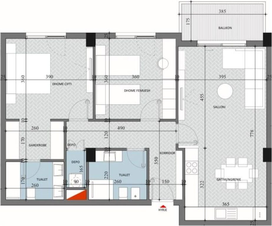 Diellon Apartments 2, Paskuqan INSTALLMENT OPTION