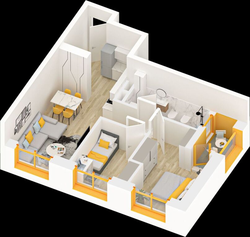 Appartamento 1+1 in vendita, complesso Kadiu!