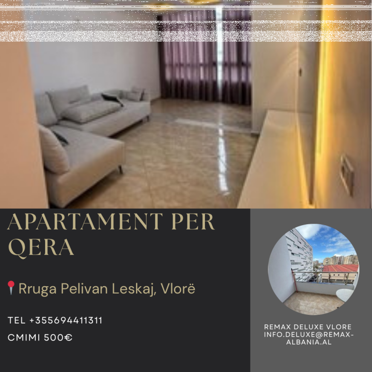 🏡✨ APPARTAMENTO 2+1 IN AFFITTO – VIA PELIVAN LESKAJ, VLORË ✨🏡