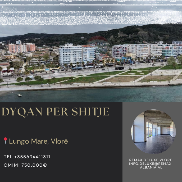 🔥🌊 OCCASIONE ELITARIA – SPAZIO COMMERCIALE IN PRIMA FILA, LUNGOMARE VLORË 🌊🔥