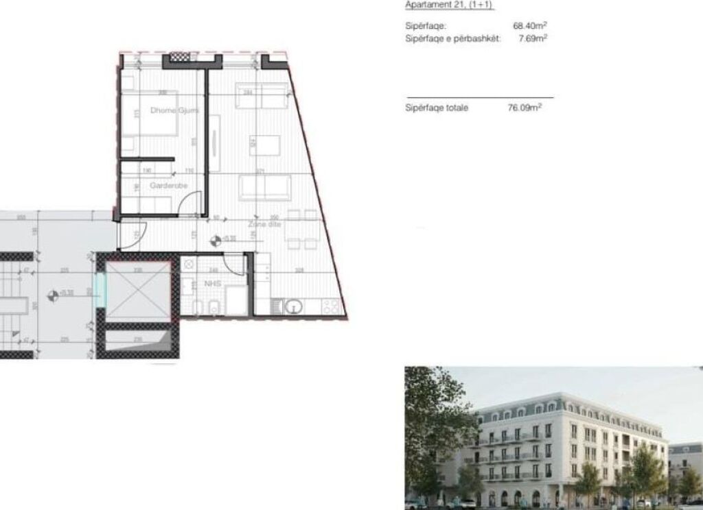 Vendesi Appartamento 2+1 – Porta Tirana e Re