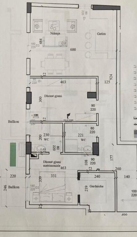 FOR SALE APARTMENT 2+1 ALI DEMI 305,000 EURO FH-67729