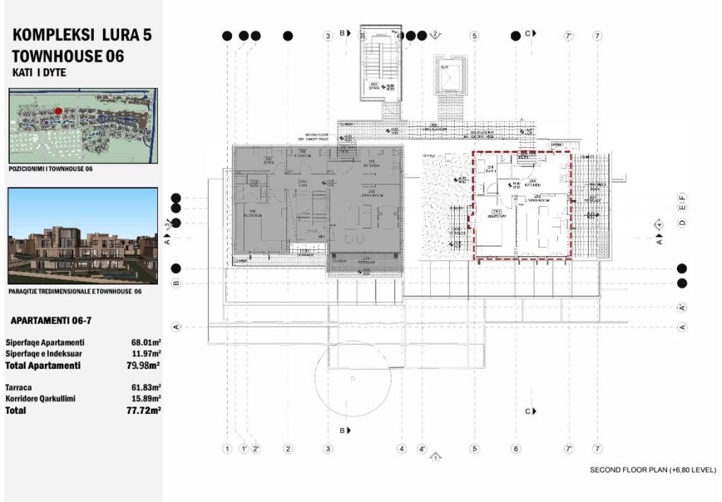 APARTAMENT 1+1 NE KATIN E DYTE TEK LURA 5