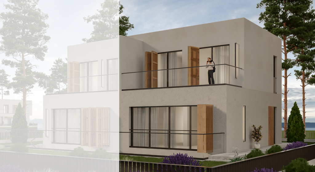 🏡Villa Twin di 3 piani in vendita a Porto Lalzi a Durazzo