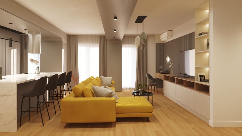 APARTAMENT NE SHITJE 1+1 + BALLKON "RRUGA PANAJOT PANO, ASTIR" 110.000 EURO
