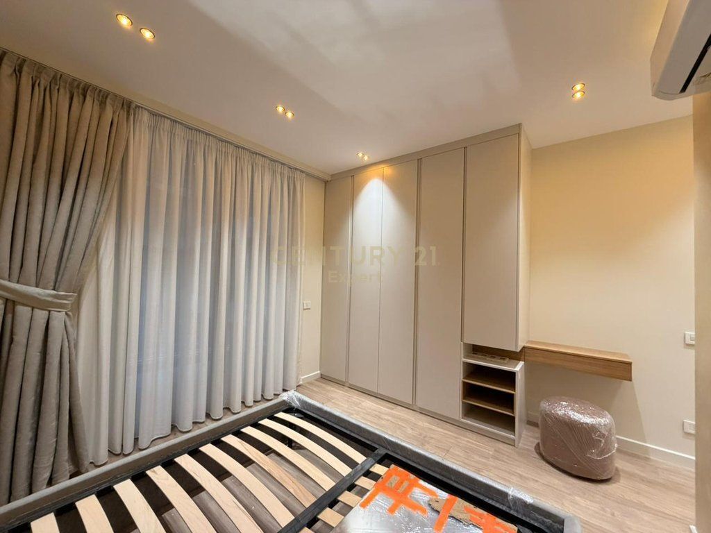 For rent 2+1+2 apartment with parking space at Golden Tower, on Mine Peza Street, Tirana