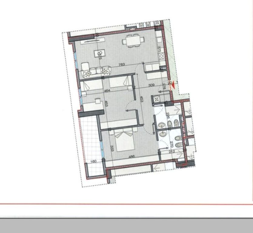 Apartment 2+1 for sale – Urban Gate opposite Villa L2 Astir