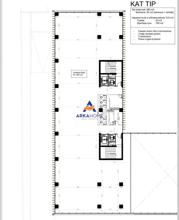 UFFICI IN AFFITTO 890M2 "EX DOGANA" 8900 EURO