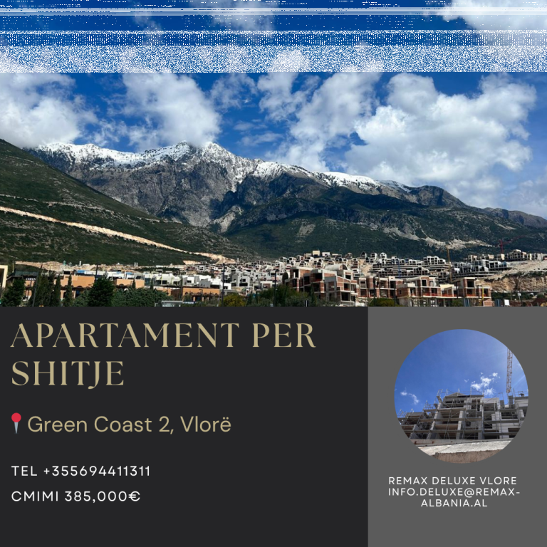 🏖️ LUXURY APARTMENT 1+1 FOR SALE – GREEN COAST 2, DHËRMI